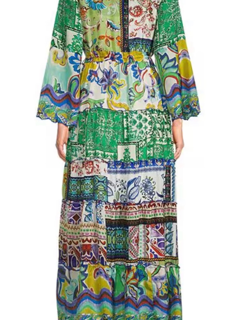 NWT Johnny Was Dibble Tiered Dress Sz M - Picture 8 of 8